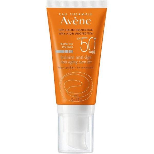 Avène Védőkrém érzékeny bőrre,
öregedésgátló hatással SPF 50+ Anti-Aging Suncare
(Cream) 50 ml