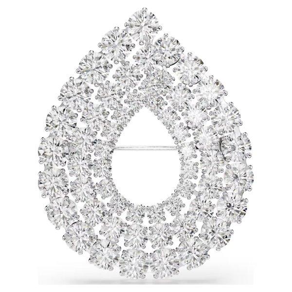 Swarovski Csillogó bross cirkónium kövekkel Csepp Matrix 5714648
