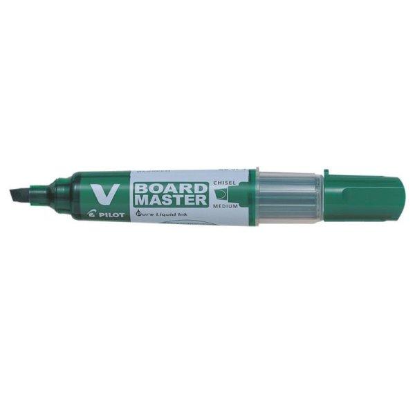 Táblamarker, Pilot V-Board Master BeGreen, folyékony tintával, zöld