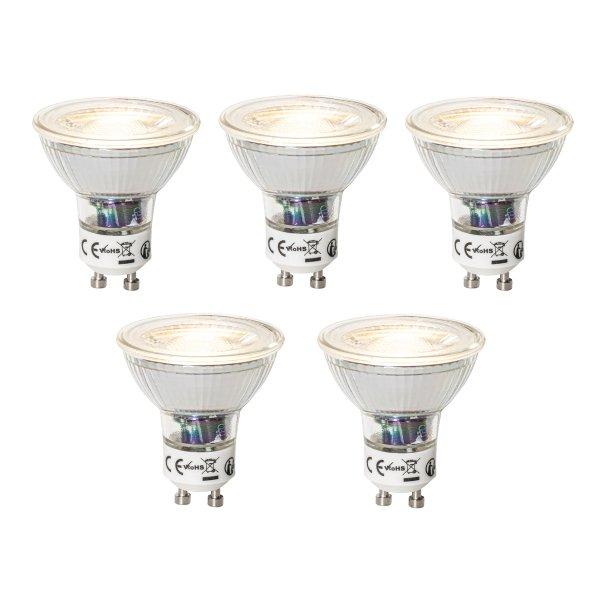 5 darabos GU10 dimmelhető LED izzókészlet 7W 600 lm 3000K