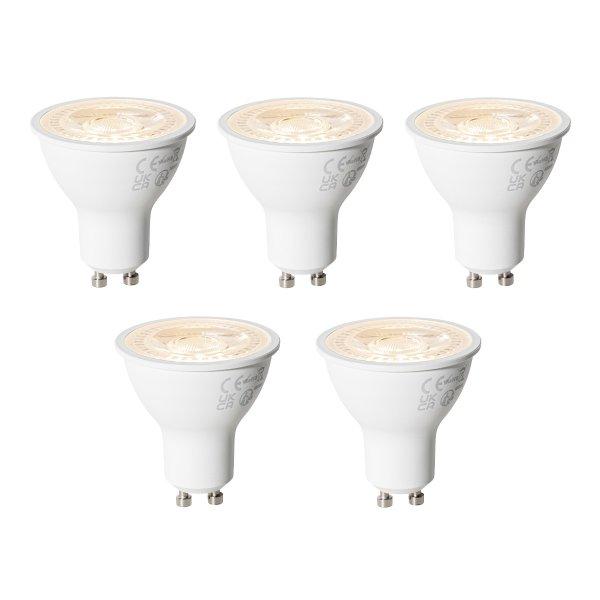 5 darabos GU10 dimmelhető LED izzó készlet 7W 430 lm 2700K