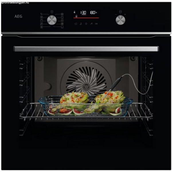 AEG OA5CB531AB SurroundCook/SteamBake 5000 gőzfunkciós sütő katalitikus
hátfal/aqua clean tisztítással fekete