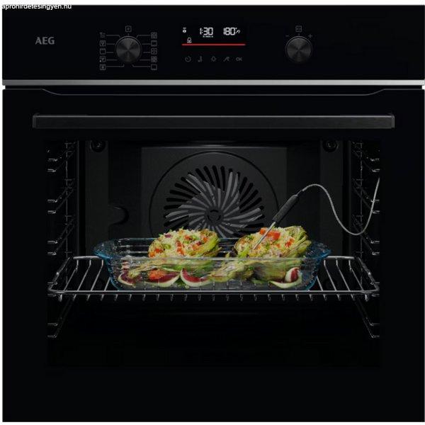 AEG TA5PB531AB SurroundCook/SteamBake 5000 gőzfunkciós sütő pirolitikus
tisztítással fekete
