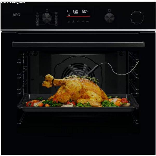 AEG TR6PB531SB SenseCook/SteamCrisp 6000 gőzfunkciós sütő pirolitikus
tisztítással