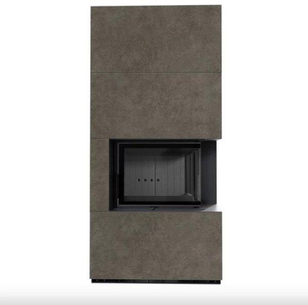KRATKI FLOKI BOX 8 kW FOKOS PIOMBO SZÍNŰ KÜLSŐ, FEKETE BELSŐ BURKOLATTAL
JOBB OLDALÜVEGES KANDALLÓ