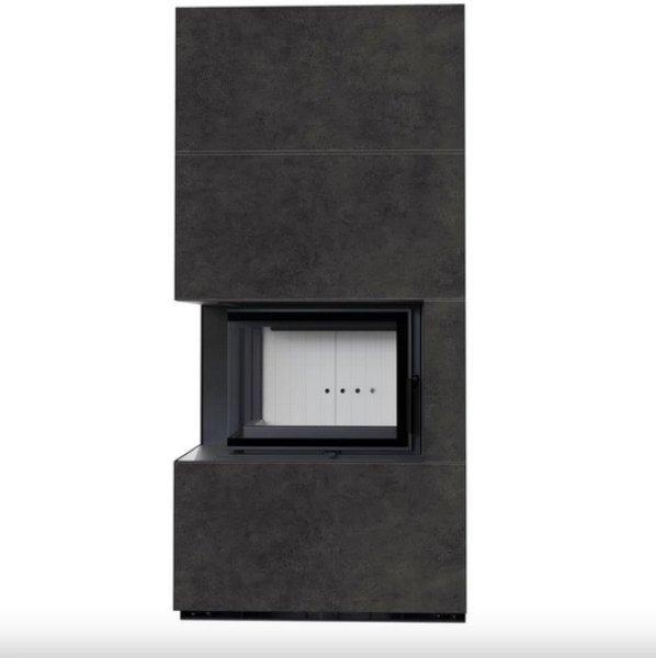 KRATKI FLOKI BOX 8 kW FOKOS GRAFIT SZÍNŰ KÜLSŐ, VILÁGOS BELSŐ BURKOLATTAL
BAL OLDALÜVEGES KANDALLÓ