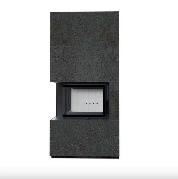 KRATKI FLOKI BOX 8 kW OXIDE NERO SZÍNŰ KÜLSŐ, VILÁGOS BELSŐ BURKOLATTAL
BAL OLDALÜVEGES KANDALLÓ