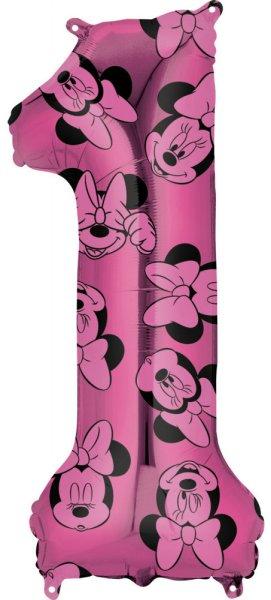 Disney Minnie Pink fólia lufi 1-es szám 66 cm