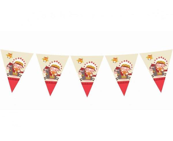 Indian Party, Indián zászlófüzér 360 cm