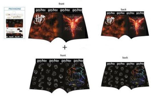 Harry Potter férfi boxeralsó 2 darab/csomag S