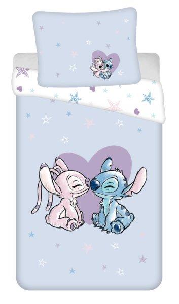 Disney Lilo és Stitch, A csillagkutya Heart ágyneműhuzat 140×200cm, 70×90
cm