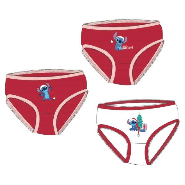Disney Lilo és Stitch, A csillagkutya karácsonyi gyerek fehérnemű, bugyi 3
darab/csomag 6/8 év