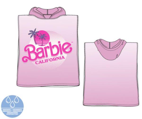 Barbie California strand törölköző poncsó 55x110 cm (Fast Dry)