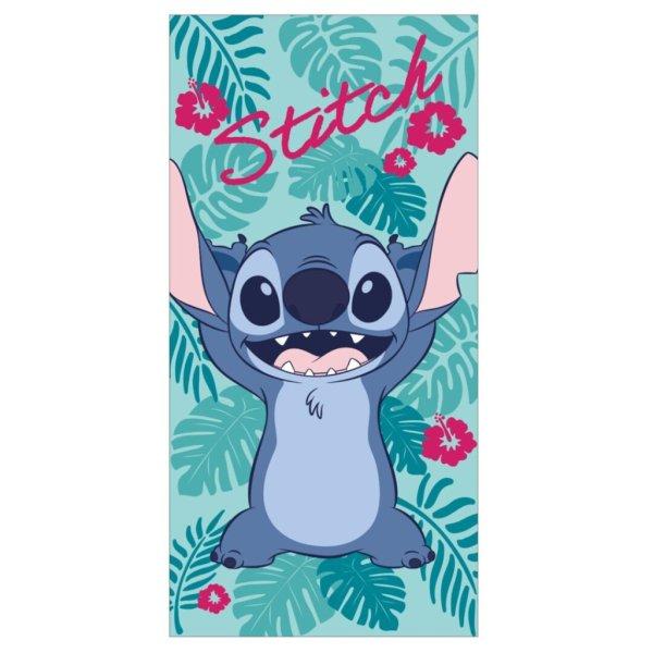 Disney Lilo és Stitch, A csillagkutya Happy fürdőlepedő, strand
törölköző 70x140cm (Fast Dry)