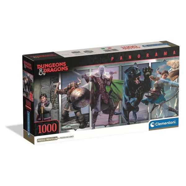 Dungeons and Dragons 1000 db-os panorama Compact puzzle Clementoni