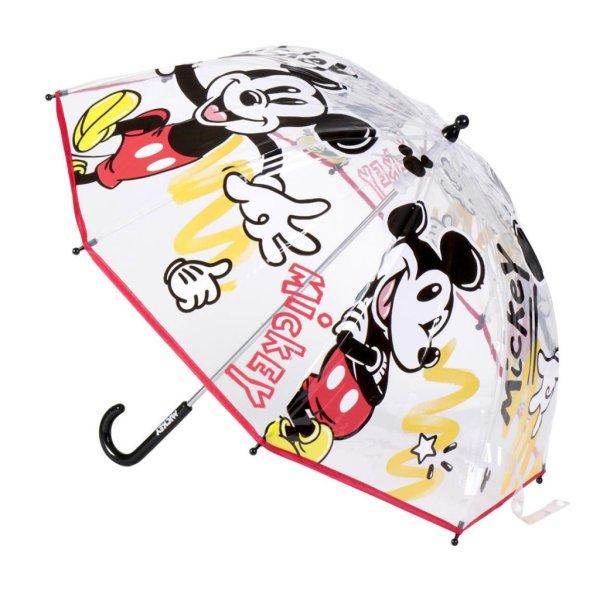 Disney Mickey gyerek átlátszó esernyő Ø71 cm