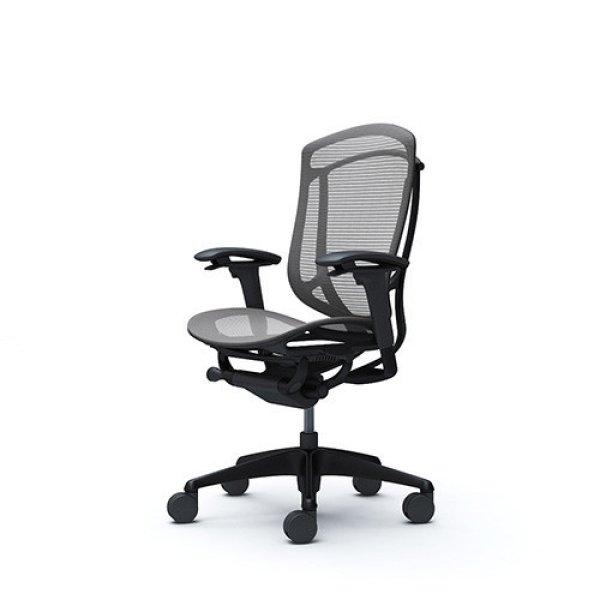 Okamura Contessa II prémium ergonomikus irodai szék - fekete váz, fekete
keret, szürke háló