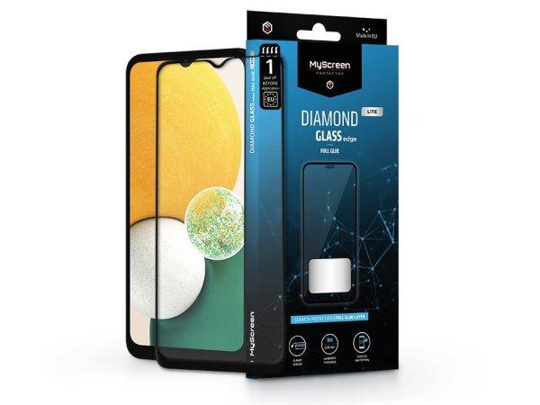 Samsung A135F Galaxy A13 4G/A136U Galaxy A13 5G edzett üveg képernyővédő
fólia -MyScreen Protector Diamond Glass Lite Edge2.5D Full Glue - fekete