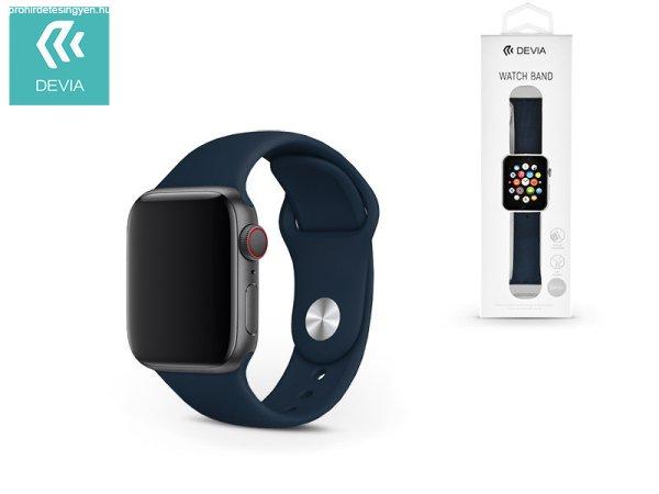 Apple Watch lyukacsos sport szíj - Devia Deluxe Series Sport Band - 38/40/41 mm
- sötétkék