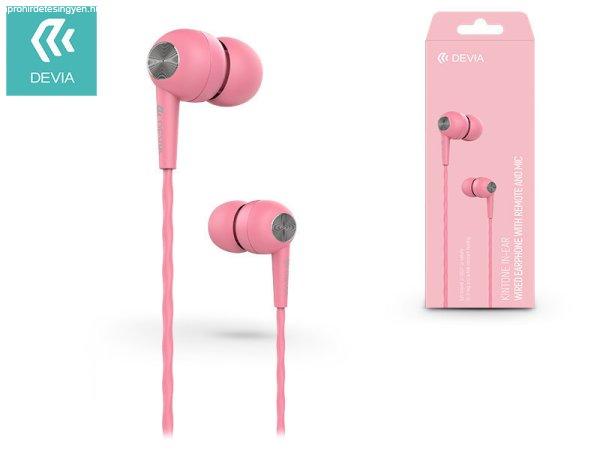 Devia univerzális sztereó felvevős fülhallgató - 3,5 mm jack - Devia
Kintone In-Ear Wired Earphones - rózsaszín