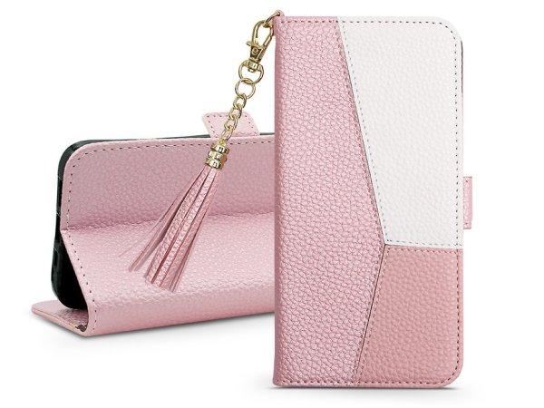 Apple iPhone 14 Pro oldalra nyíló tok - Smart Charms Book Flip - rouge