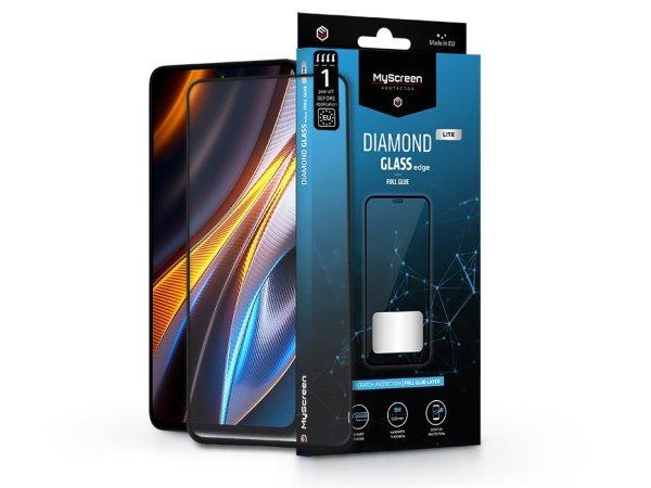 Xiaomi Poco X4 GT/X4 GT Pro edzett üveg képernyővédő fólia - MyScreen
Protector Diamond Glass Lite Edge2.5D Full Glue - fekete