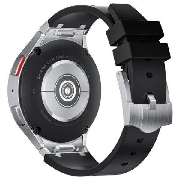 Mybandz 53272 element szilikon óraszíj-samsung galaxy watch
5-6-7/fekete-ezüst/20mm