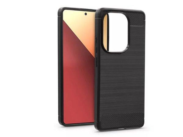 Haffner Carbon szilikon tok - Xiaomi Redmi Note 14 Pro 5G/Note 14 Pro+ 5G-
fekete