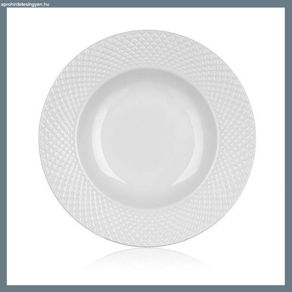 BANQUET DIAMOND LINE mély kerámia tányér, 22,2 cm, fehér 60322120