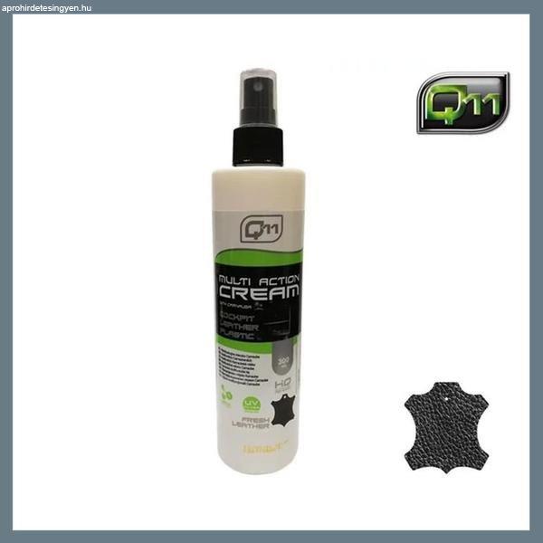 Q11 Bőrápoló-tisztító és felújító, friss bőr illat 300ml 13588