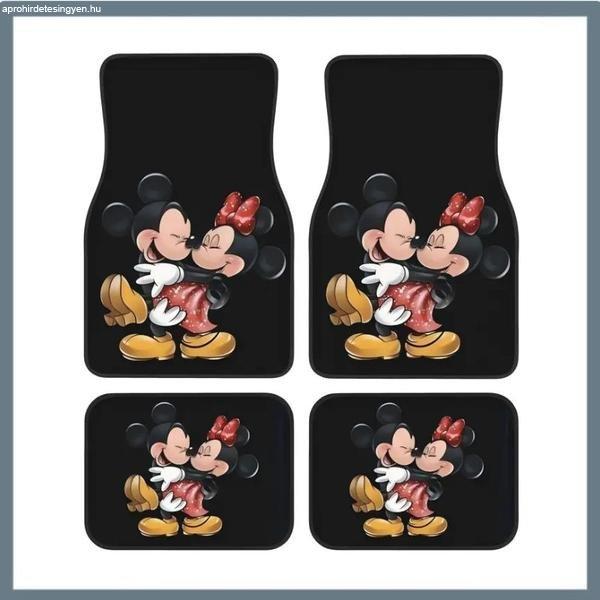 4 darabos Mickey és Minnie témájú autószőnyeg készlet