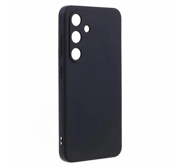 Szilikon telefonvédő (matt) FEKETE Samsung Galaxy A36 5G (SM-A366)