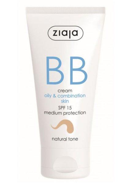 Ziaja BB Cream zsíros, vegyes bőrtónusra natúr SPF15 50 ml