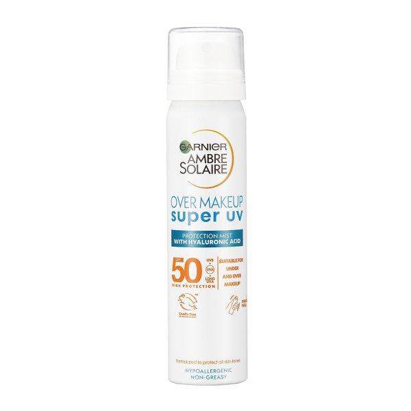 Garnier Védő arcpermet SPF 50 Ambre Solaire Super UV (Protection
Mist) 75 ml