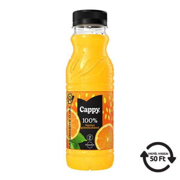 Üdítőital Cappy narancs gyümölcshússal 100%, 0,33 liter, DRS díjas