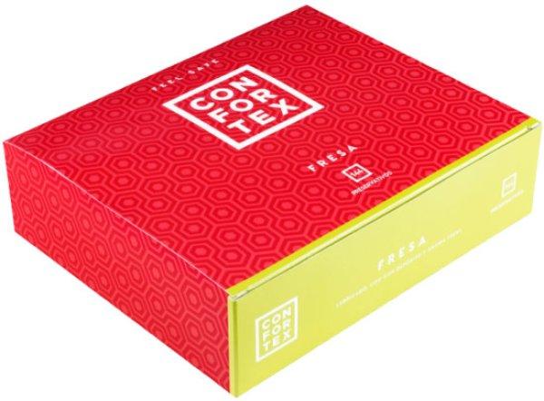 Confortex - Strawberry Condom, 144 pcs