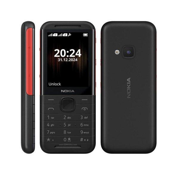 Nokia 5310 (2024) Mobiltelefon, Kártyafüggetlen, Dual Sim, fekete-piros