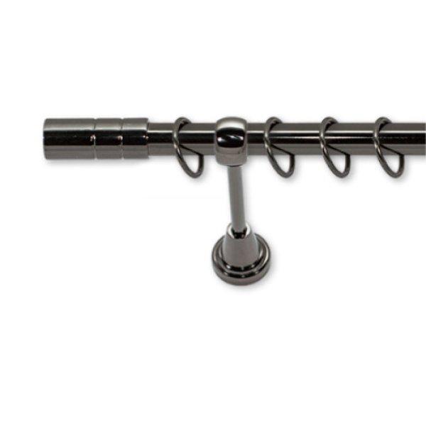 Landhouse 19mm karnis fekete króm Grip véggel
