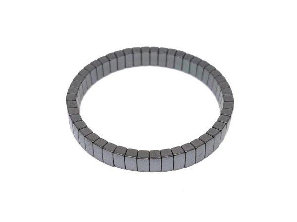 Hematit tégla karkötő 8x4mm