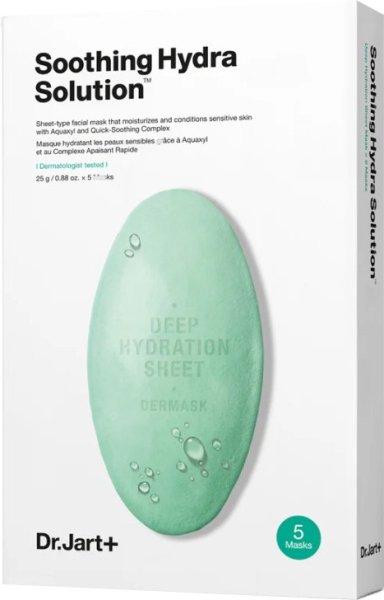 Dr. Jart+ Hidratáló és nyugtató bőrmaszk (Water Jet
Soothing Hydra Solution) 5 x 25 g
