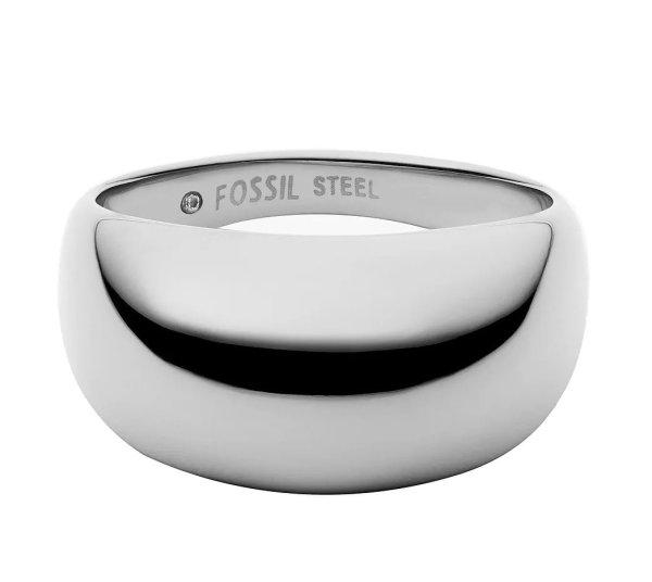 Fossil Jellegzetes női acél gyűrű Ellis JF04747040 57 mm