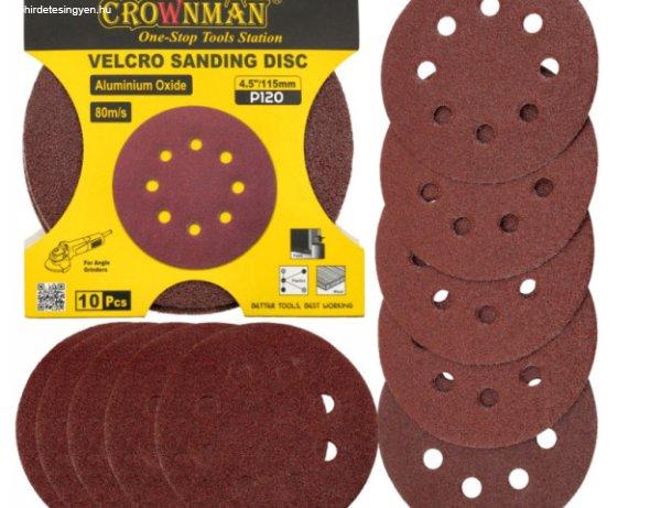 Crownman Ciszoló Korong 115mm 115mm #120 10 db