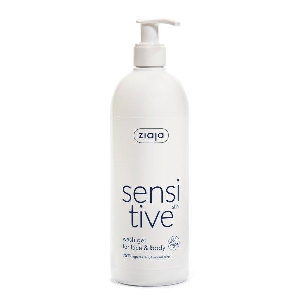 Ziaja Krémes arc- és testmosó gél Sensitive (Face & Body
Wash Gel) 400 ml