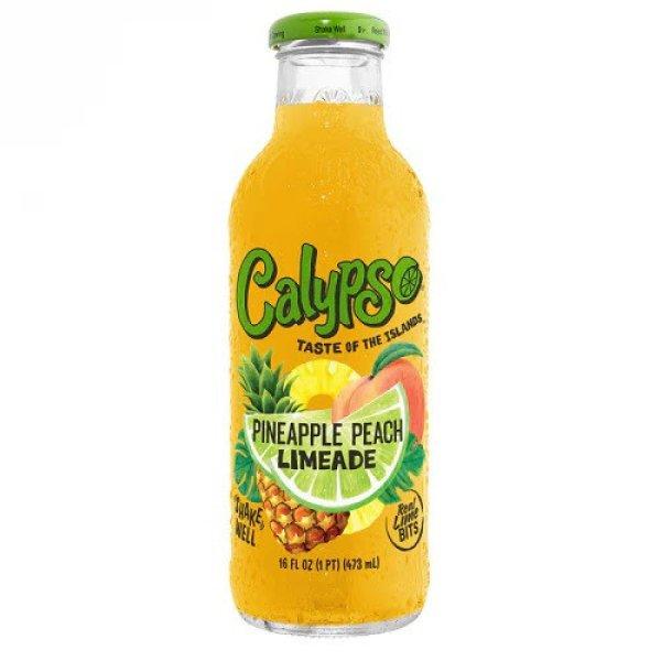 Calypso Pineapple Peach ananász és barack ízű limonádé 473ml DRS