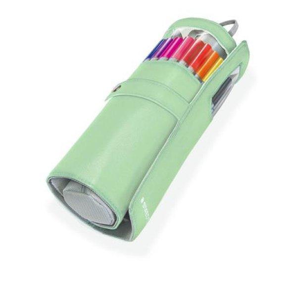 Tűfilc készlet feltekerhető tolltartóban vegyes színekben, 0,3 mm,
STAEDTLER "Triplus® 334", 20 különböző szín