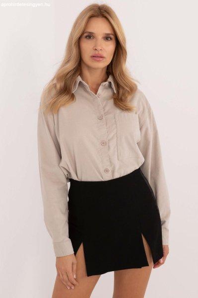 Corduroy oversize ing modell 11184 világos bézs