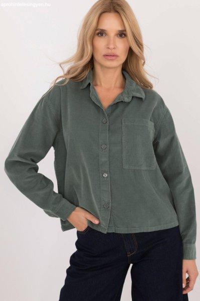 Corduroy oversize ing modell 11184, khaki színű