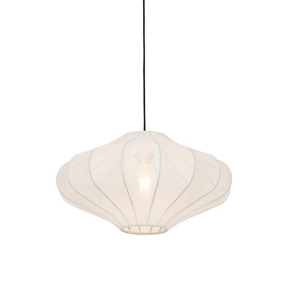 Design függőlámpa fehér selyem 50 cm - Plu