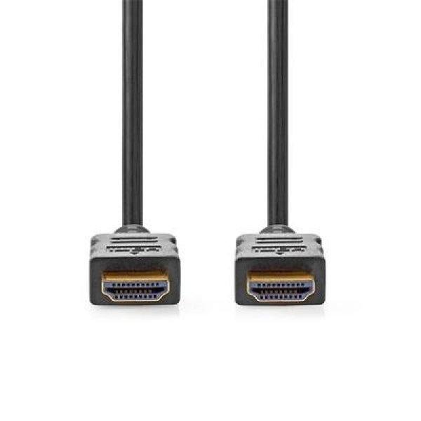 Nedis ultra HD HDMI kábel CVGL34060BK200, HDMI dugó - dugó, 4K@60Hz, ARC, 18
Gbps, aranyozott csatlakozók, hossz 20m