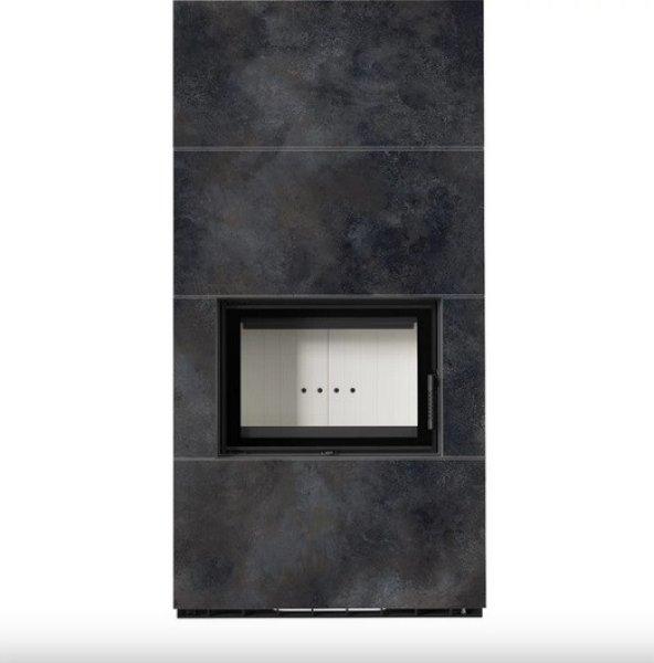 KRATKI FLOKI BOX 8 kW KANDALLÓ OSSIDO NERO SZÍNŰ KÜLSŐ, VILÁGOS BELSŐ
KANDALLÓKŐ BURKOLATTAL
